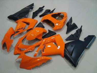 Discount 2004-2005 Ornage Matte Black Kawasaki ZX10R Motorcycle Fairings Canada