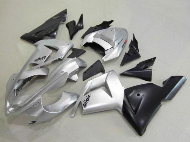 Discount 2004-2005 Silver Black Ninja Kawasaki ZX10R Motorcycle Fairing Canada