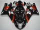 Discount 2004-2005 Glossy Black Red Stripe Suzuki GSXR 600/750 Motorcycle Fairings Canada