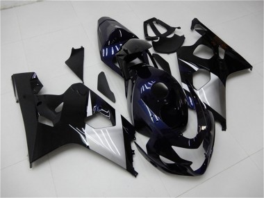 Discount 2004-2005 Glossy Black Silver Blue Suzuki GSXR 600/750 Motorcycle Fairings Canada