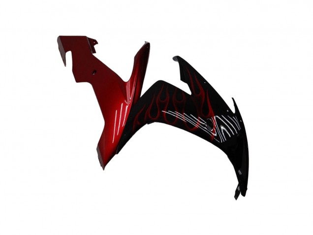 Discount 2004-2006 Glossy Black Red Flame Yamaha YZF R1 Motorcycle Fairings Canada