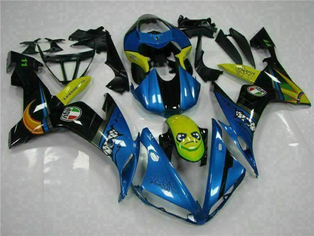 Discount 2004-2006 Blue Yellow Shark Yamaha YZF R1 Motorcycle Fairings Canada