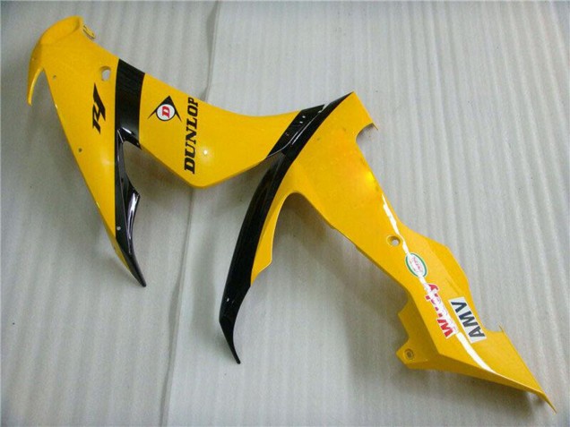 Discount 2004-2006 Yellow Glossy Black Dunlop 50 Yamaha YZF R1 Motorcycle Fairings Canada