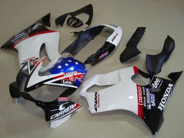 Discount 2004-2007 White Red Blue Glossy Black Star Lee Carrera Honda CBR600 F4i Motorcycle Fairings Canada