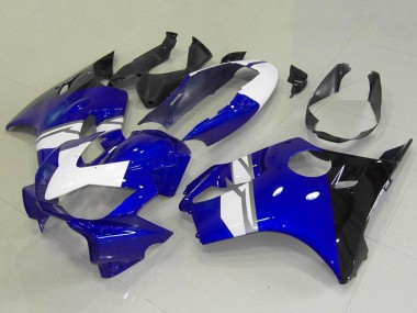 Discount 2004-2007 White Blue Glossy Black Honda CBR600 F4i Motorcycle Fairings Canada