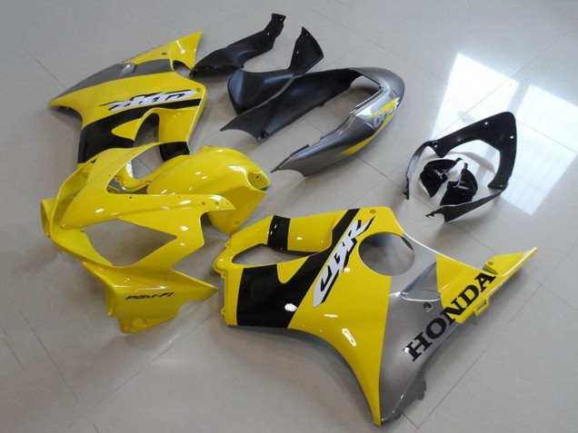 Discount 2004-2007 Yellow Silver Glossy Black Honda CBR600 F4i Motorcycle Fairings Canada