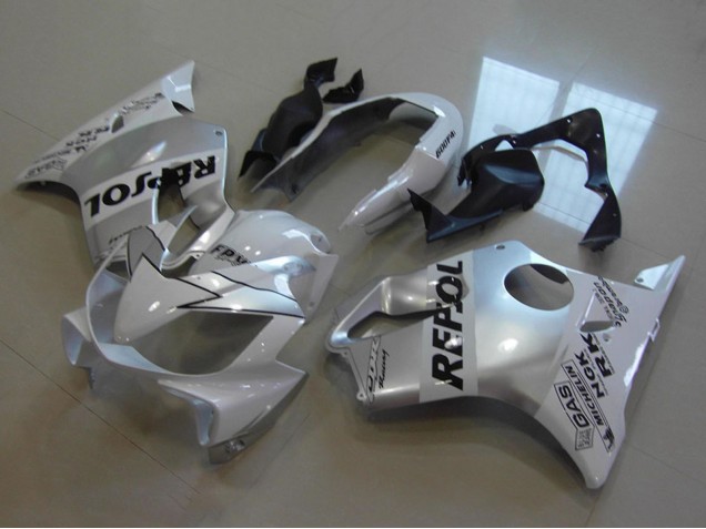 Discount 2004-2007 White Silver Black Repsol Honda CBR600 F4i Motorcycle Fairings Canada