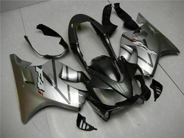 Discount 2004-2007 Silver Matte Black Honda CBR600 F4i Motorcycle Fairings Canada
