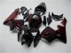 Discount 2005-2006 Glossy Black Red Flame Honda CBR600RR Motorcycle Fairing Kits Canada