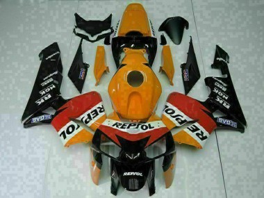Discount 2005-2006 Orange White Red Black Repsol Honda CBR600RR Motorcycle Fairings Canada