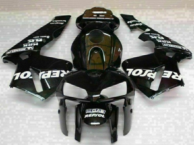 Discount 2005-2006 Black Repsol Honda CBR600RR Motorcycle Fairings Canada