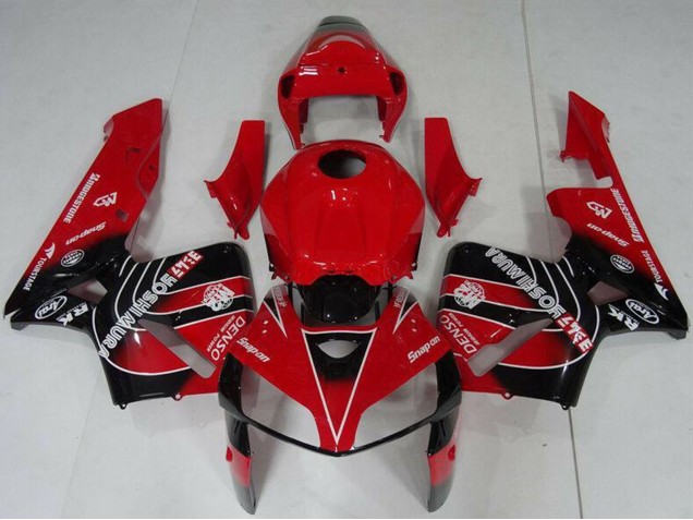 Discount 2005-2006 Red Black Honda CBR600RR Motorcycle Fairings Kit Canada