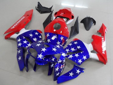 Discount 2005-2006 Red Blue White America Flag Honda CBR600RR Motorcycle Fairings Canada