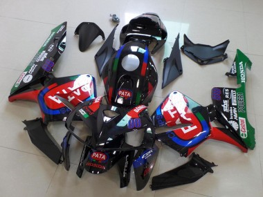 Discount 2005-2006 Black Red Green Pata Honda CBR600RR Motorcycle Fairings Canada