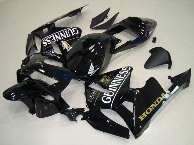 Discount 2005-2006 Glossy Black Gunness Honda CBR600RR Motorcycle Fairings Canada