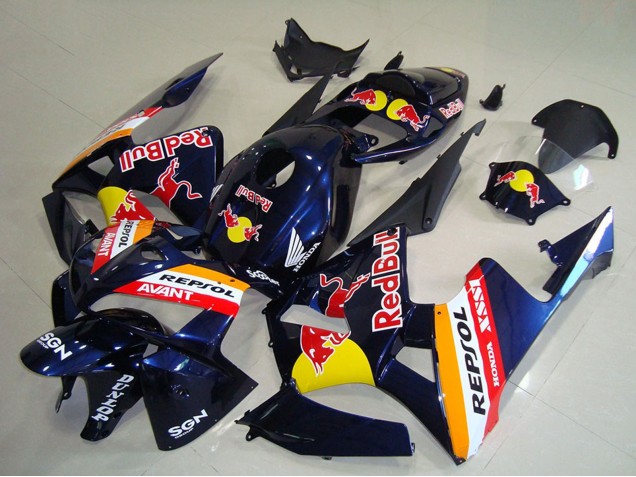 Discount 2005-2006 Dark Blue Orange Red Bull Repsol Honda CBR600RR Motorcycle Fairings Canada