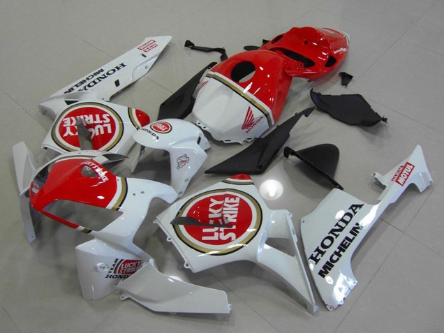 Discount 2005-2006 White Red Lucky Strike Honda CBR600RR Motorcycle Fairings Canada