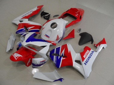Discount 2005-2006 White Red Blue Motul HRC Honda CBR600RR Motorcycle Fairings Canada