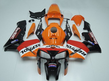 Discount 2005-2006 Black Orange White Red Repsol Honda CBR600RR Motorcycle Fairing Canada