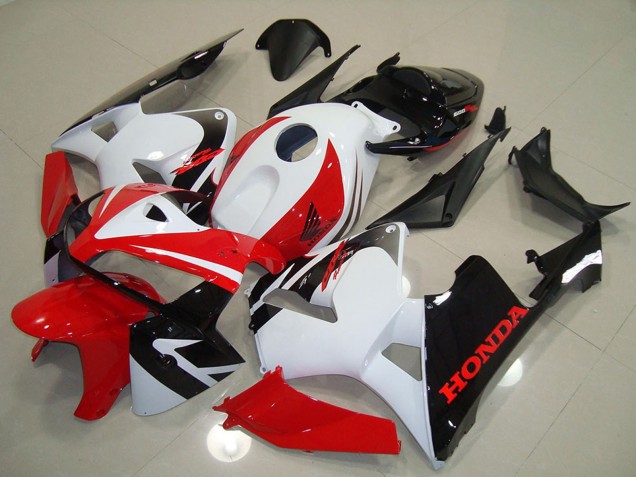 Discount 2005-2006 White Red Black Honda CBR600RR Motorcycle Fairing Canada