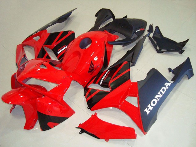 Discount 2005-2006 Red Black Honda CBR600RR Motorcycle Fairing Kits Canada