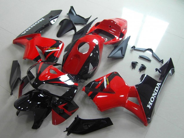 Discount 2005-2006 Red Glossy Black Honda CBR600RR Motorcycle Fairings Canada