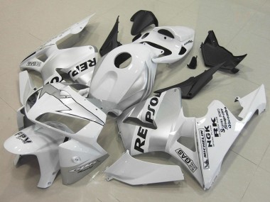 Discount 2005-2006 White Silver Black Repsol Honda CBR600RR Motorcycle Fairings Canada