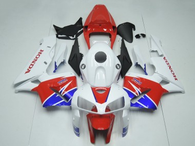 Discount 2005-2006 White Red Blue HRC Honda CBR600RR Motorcycle Fairing Kits Canada