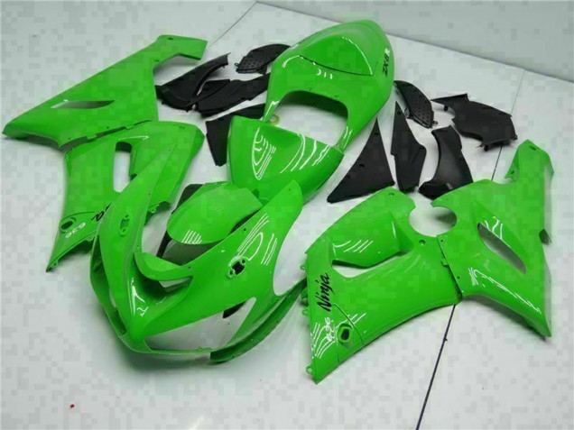 Discount 2005-2006 Green Kawasaki ZX6R Motorcycle Fairing Canada