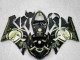 Discount 2005-2006 Glossy Black White Gold Lucky Strike Kawasaki ZX6R Motorcycle Fairings Canada