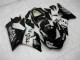 Discount 2005-2006 Glossy Black White West Kawasaki ZX6R Motorcycle Fairings Canada