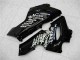 Discount 2005-2006 Glossy Black White West Kawasaki ZX6R Motorcycle Fairings Canada