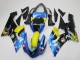 Discount 2005-2006 Blue Yellow Black Shark Kawasaki ZX6R Motorcycle Fairings Canada
