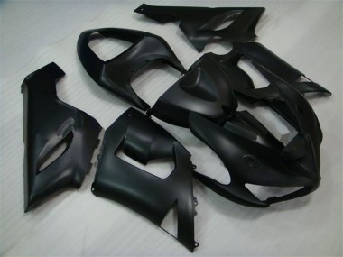 Discount 2005-2006 Matte Black Kawasaki ZX6R Motorcycle Fairings Canada