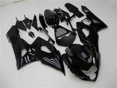Discount 2005-2006 Glossy Black Suzuki GSXR 1000 Motorcycle Fairing Kits Canada