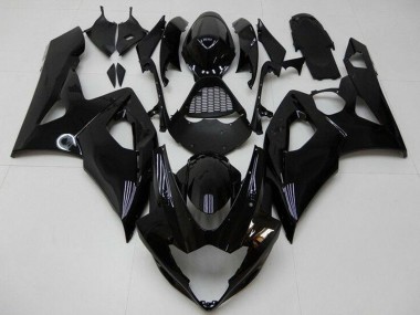 Discount 2005-2006 Glossy Black Suzuki GSXR 1000 Motorcycle Fairing Kits Canada