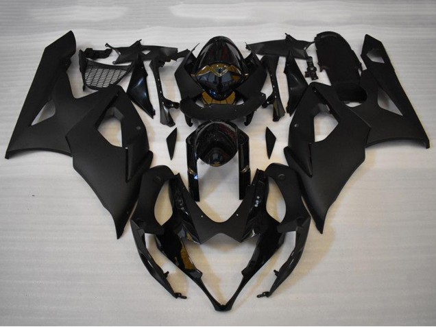 Discount 2005-2006 Glossy Black Matte Black Suzuki GSXR 1000 Motorcycle Fairings Kits Canada
