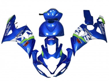 Discount 2005-2006 Blue Green White Motul Suzuki GSXR 1000 Motorcycle Fairings Canada