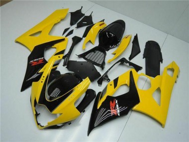 Discount 2005-2006 Yellow Glossy Black Red Suzuki GSXR 1000 Motorcycle Fairings Canada