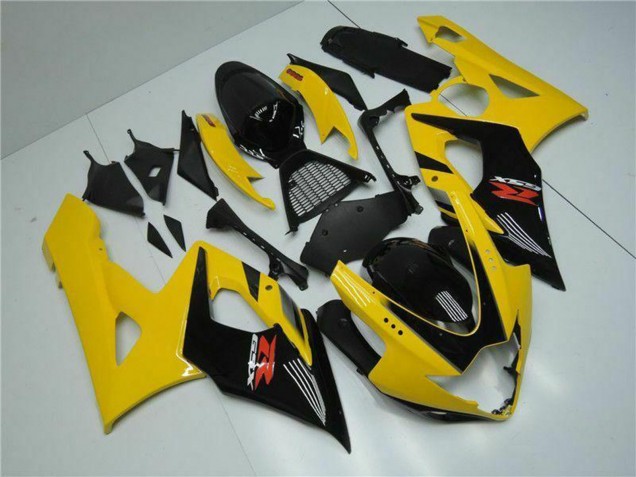 Discount 2005-2006 Yellow Glossy Black Red Suzuki GSXR 1000 Motorcycle Fairings Canada