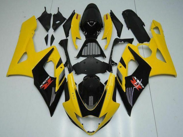 Discount 2005-2006 Yellow Glossy Black Red Suzuki GSXR 1000 Motorcycle Fairings Canada