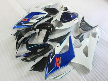 Discount 2005-2006 White Blue Glossy Black Suzuki GSXR 1000 Motorcycle Fairing Kits Canada