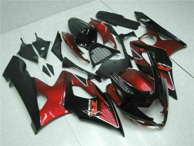 Discount 2005-2006 Red Glossy Black Suzuki GSXR 1000 Motorcycle Fairing Canada