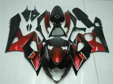 Discount 2005-2006 Red Glossy Black Suzuki GSXR 1000 Motorcycle Fairing Canada
