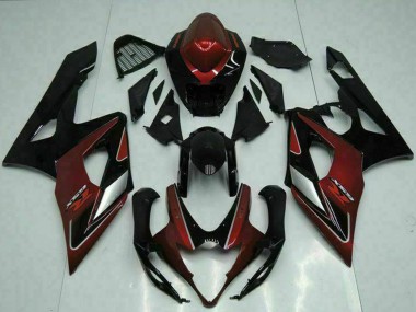 Discount 2005-2006 Red Silver Glossy Black Suzuki GSXR 1000 Motorcycle Fairings Canada