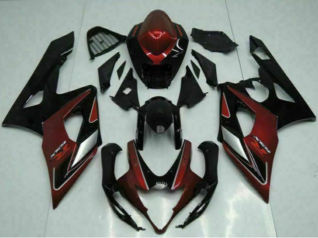 Discount 2005-2006 Red Silver Glossy Black Suzuki GSXR 1000 Motorcycle Fairings Canada