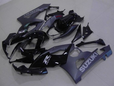 Discount 2005-2006 Glossy Black Matte Black Suzuki GSXR 1000 Motorcycle Fairings Kit Canada