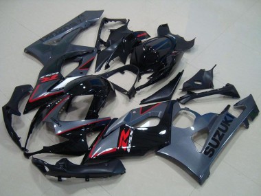 Discount 2005-2006 Glossy Black Matte Black Red Suzuki GSXR 1000 Motorcycle Fairings Canada