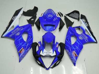 Discount 2005-2006 Blue White Black Corona Suzuki GSXR 1000 Motorcycle Fairings Canada