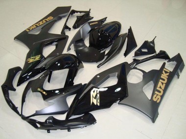 Discount 2005-2006 Glossy Black Matte Black Gold Decal Suzuki GSXR 1000 Motorcycle Fairings Canada